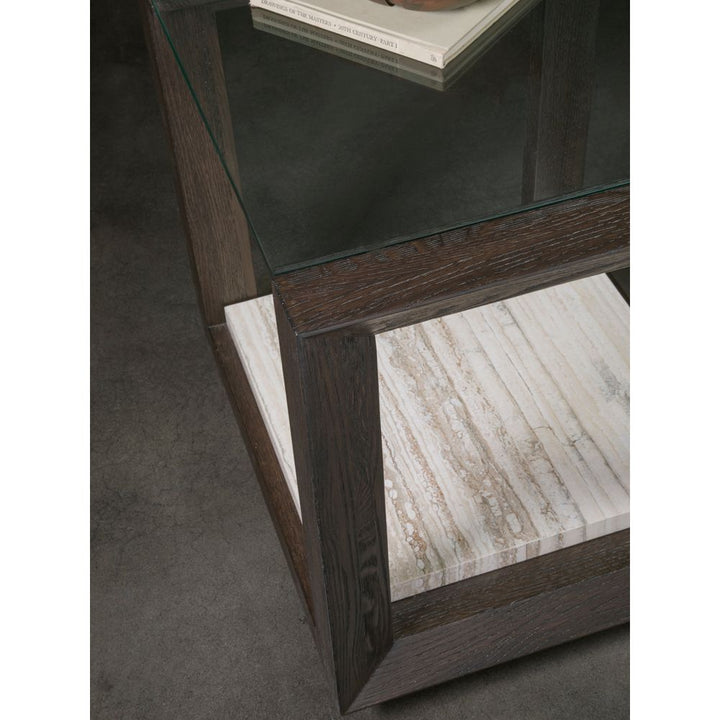 Side Tables Venerato Rectangular End Table - Mocha