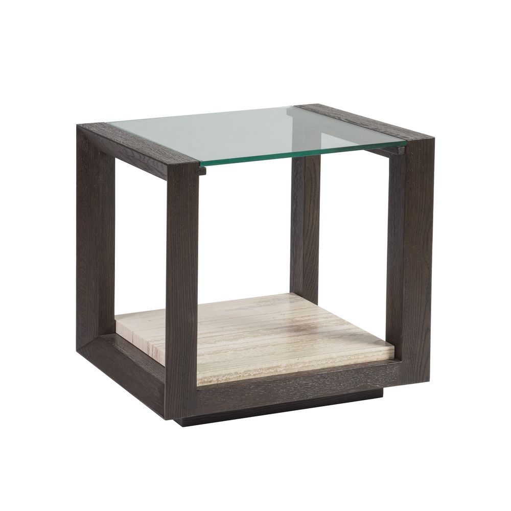 Side Tables Venerato Rectangular End Table - Mocha