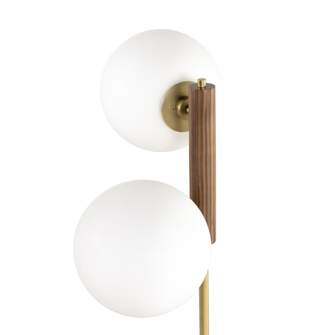 Colton Floor Lamp - Aged Brass