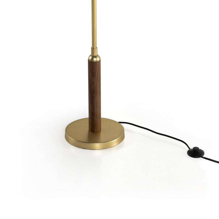 Colton Floor Lamp - Aged Brass