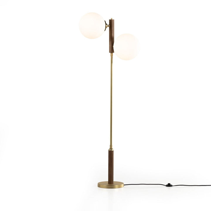 Colton Floor Lamp - Aged Brass