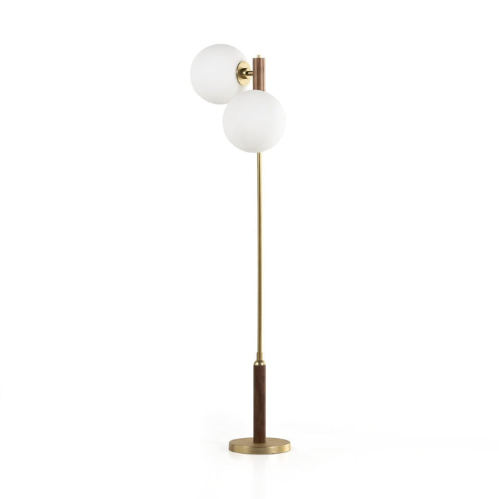 Colton Floor Lamp - Aged Brass