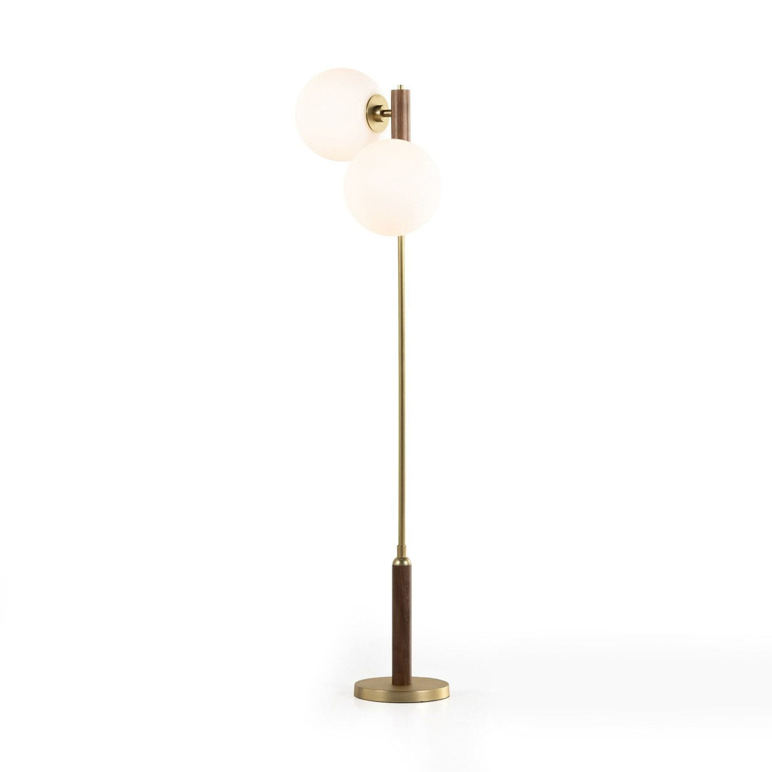 Colton Floor Lamp - Aged Brass