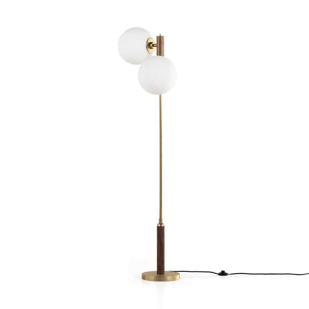 Colton Floor Lamp - Aged Brass