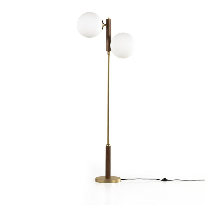 Colton Floor Lamp - Aged Brass