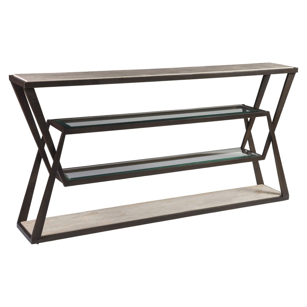 Console Tables Adamo Cafe Console - Medium Brown