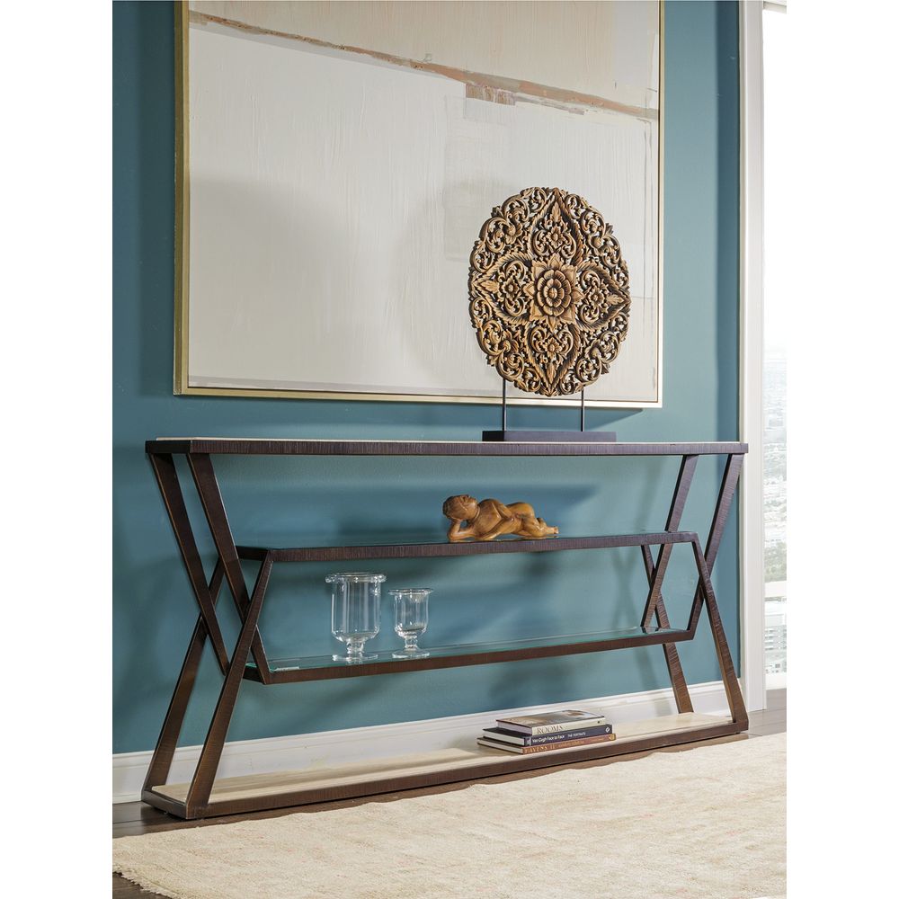 Console Tables Adamo Cafe Console - Medium Brown