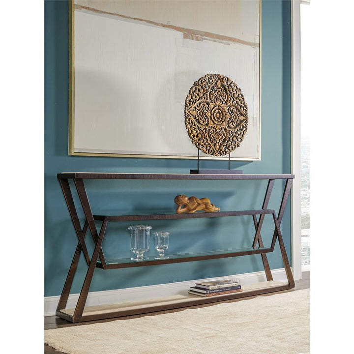 Console Tables Adamo Cafe Console - Medium Brown