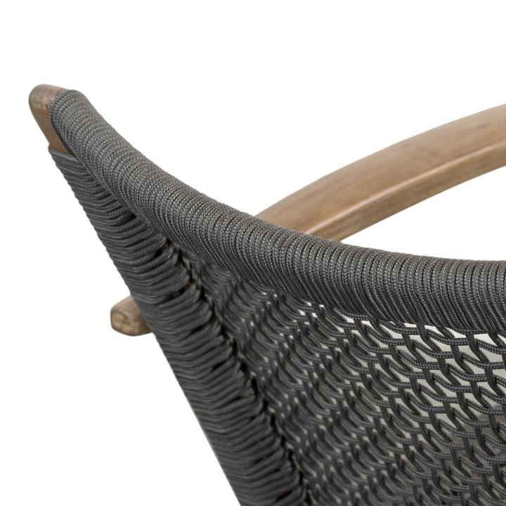 Nolan Outdoor Chair - Slate Grey Rope