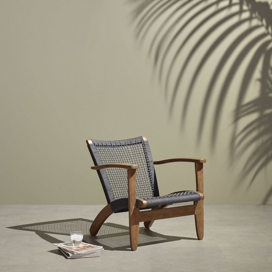 Nolan Outdoor Chair - Slate Grey Rope