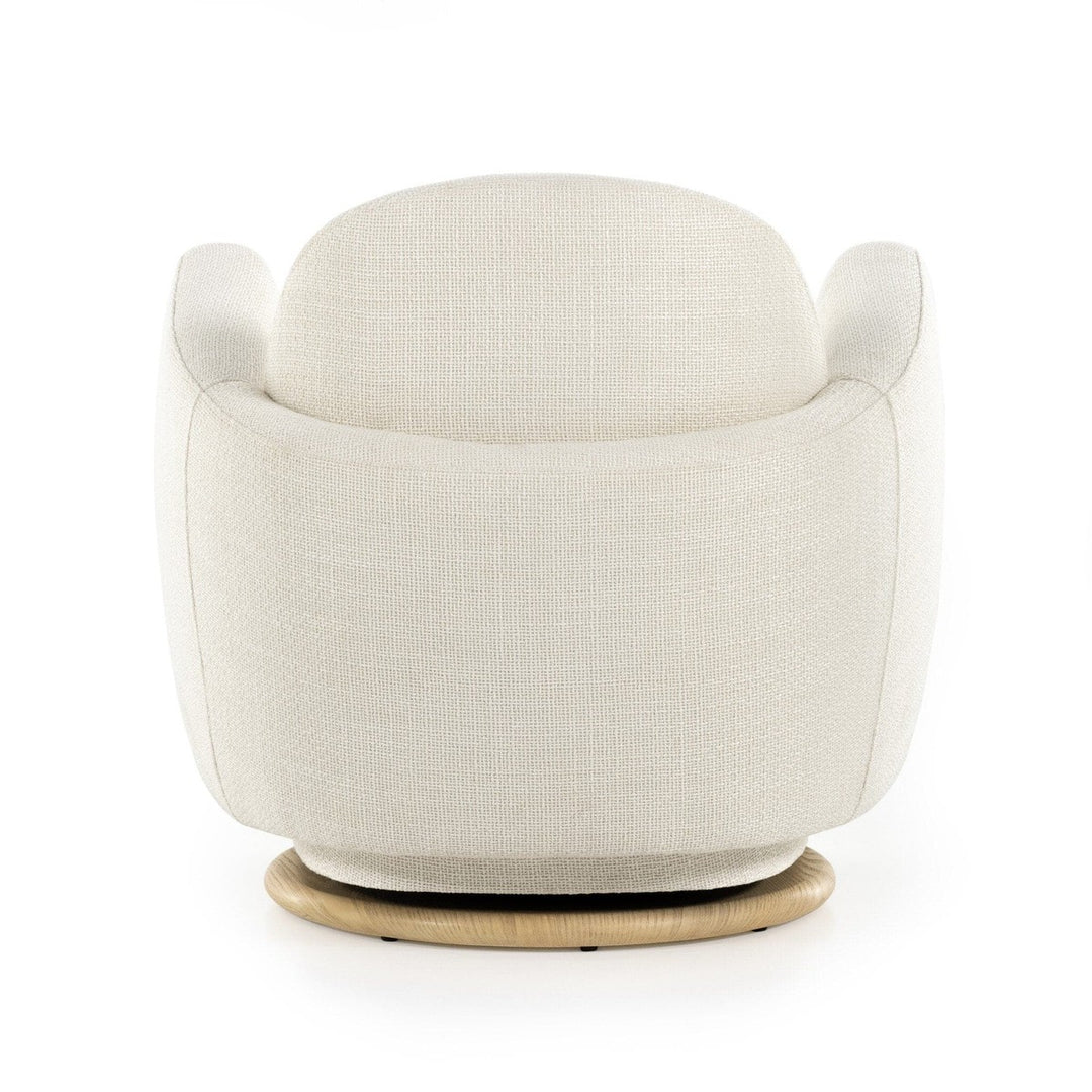 Anya Swivel Chair - Gibson White