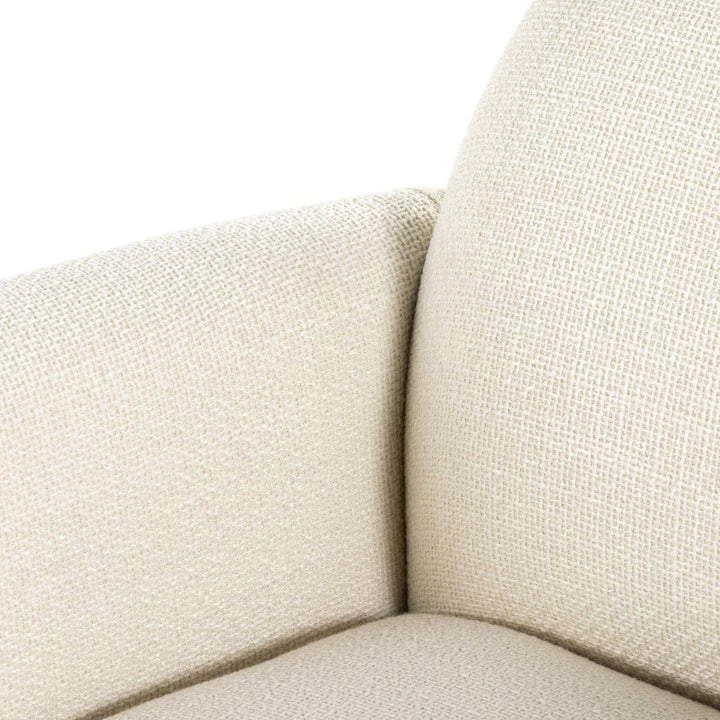 Anya Swivel Chair - Gibson White