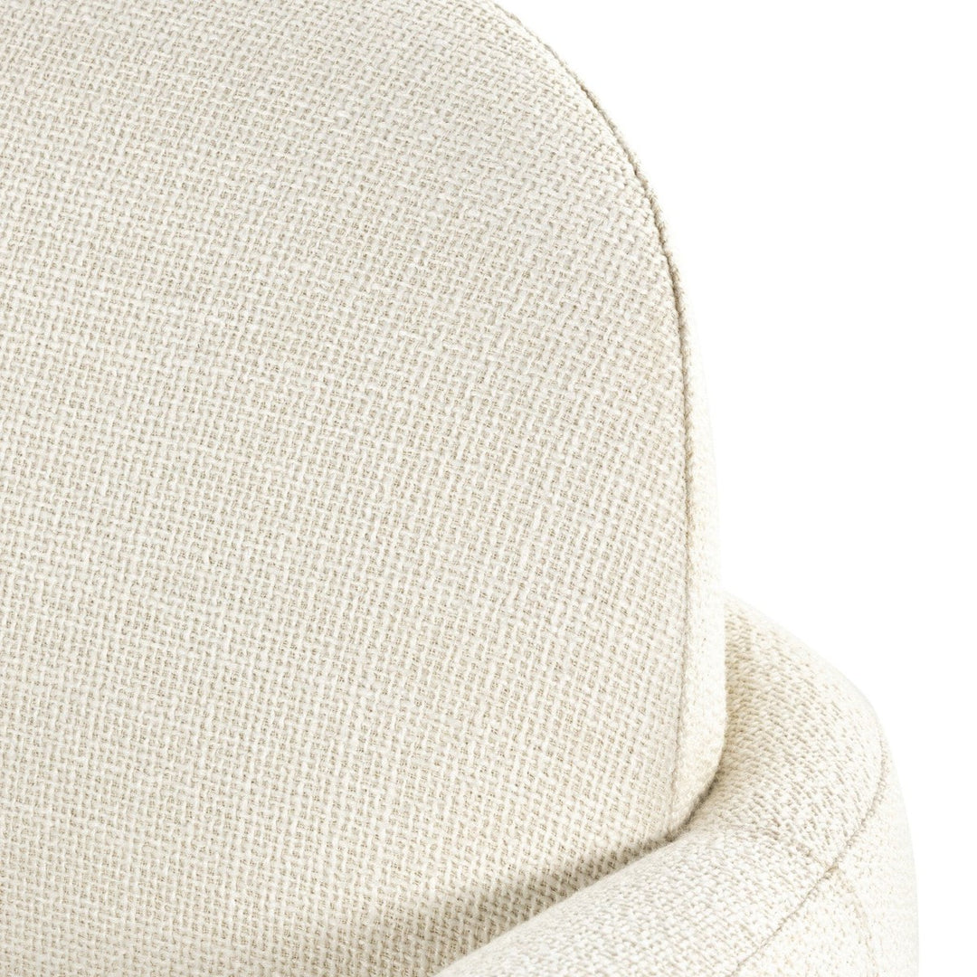 Anya Swivel Chair - Gibson White