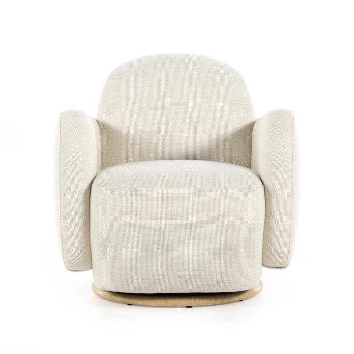 Anya Swivel Chair - Gibson White