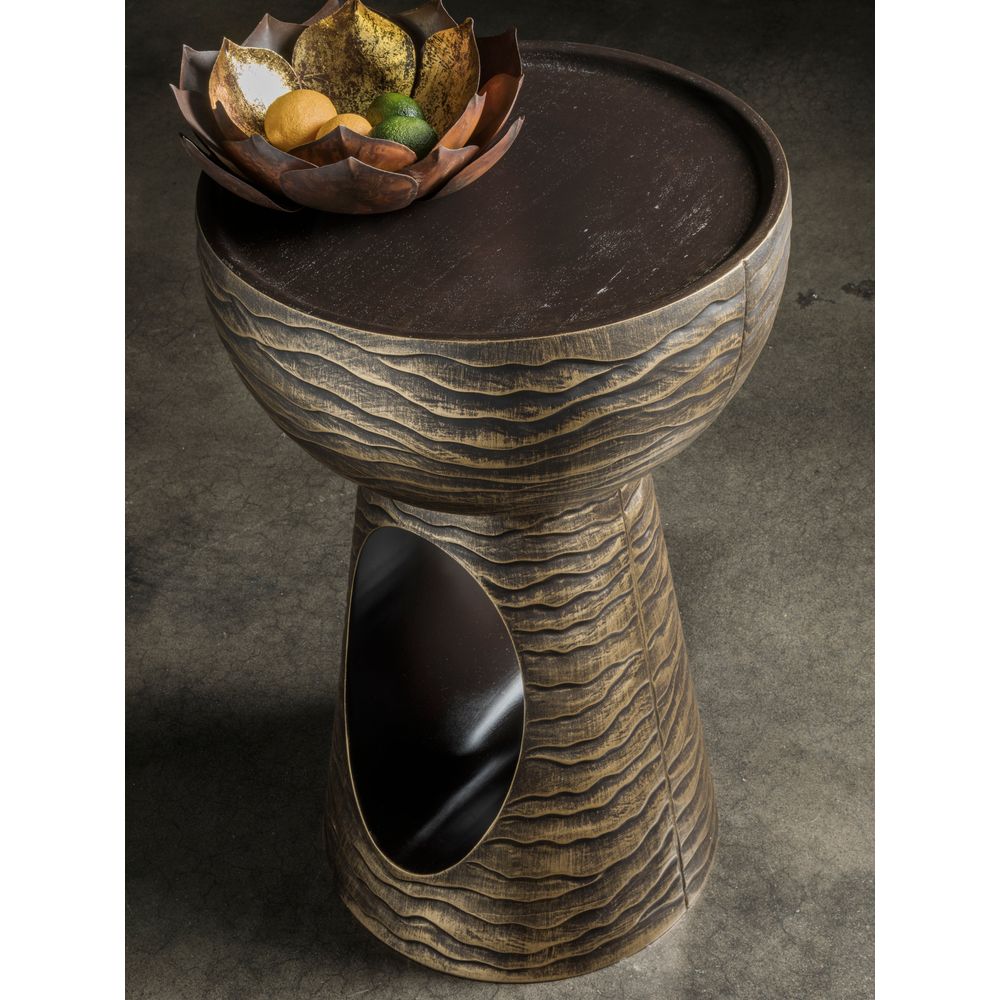 Side Tables Mika Lamp Table - Bronze