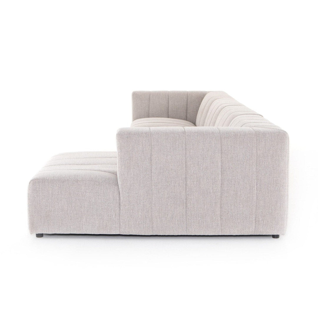 Latham Channeled 4-Piece Sectional - Napa Sandstone - Right Chaise