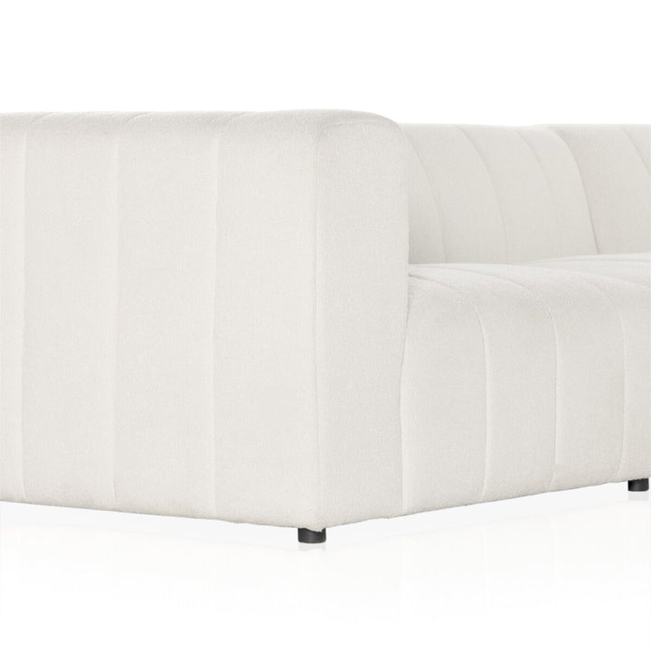 Ashford Channeled 6-Piece Sectional - Right Chaise - Fayette Cloud