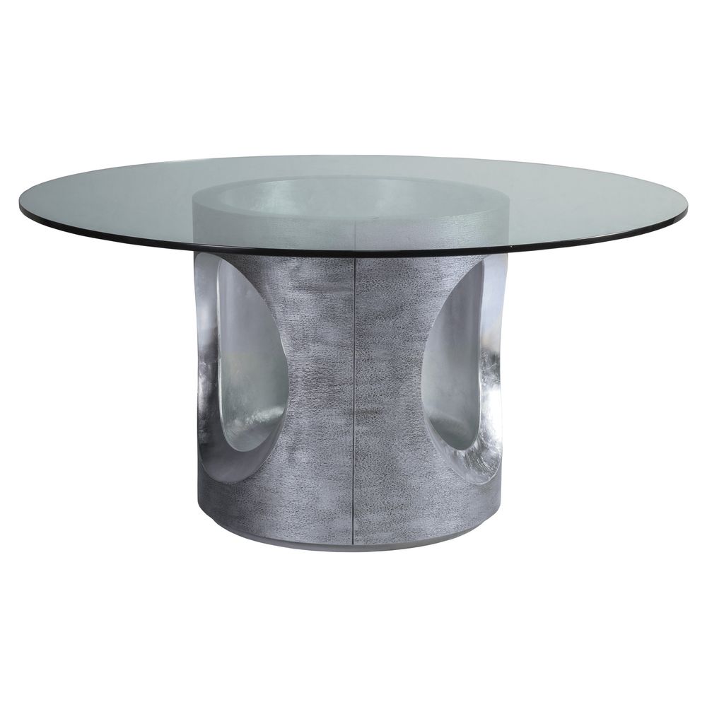 Dining Tables Circa Round Dining Table - Silver Leaf
