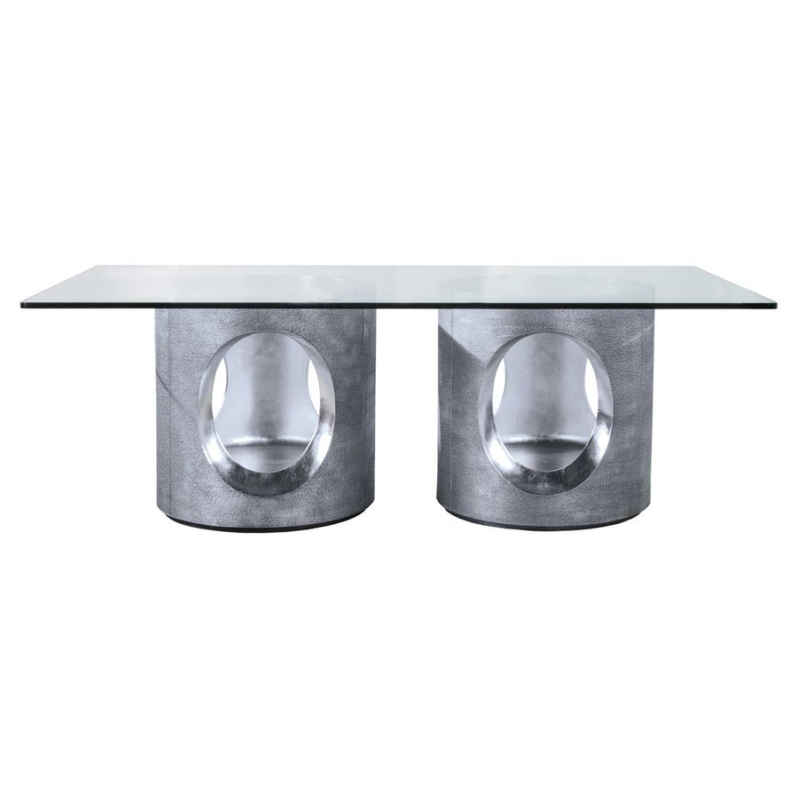 Dining Tables Circa Rectangular Dining Table - Silver Leaf