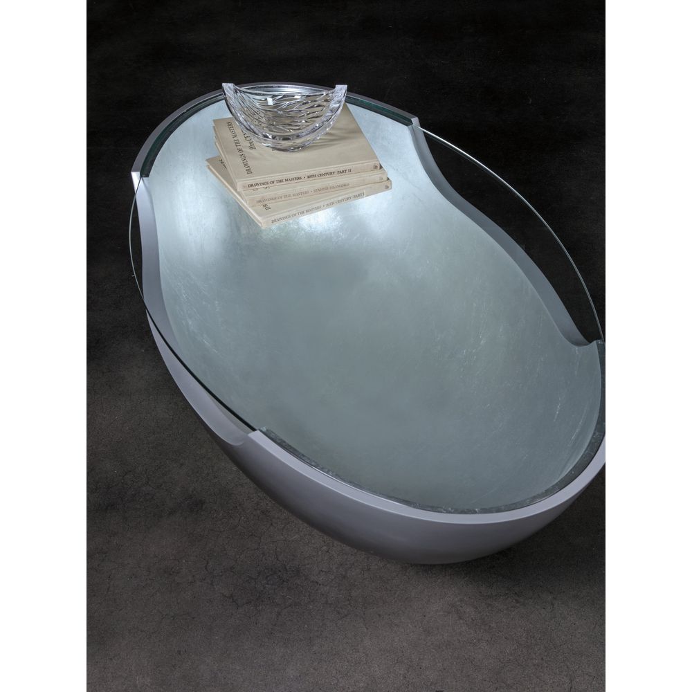 Coffee Tables Circa Cocktail Table - Silver Leaf