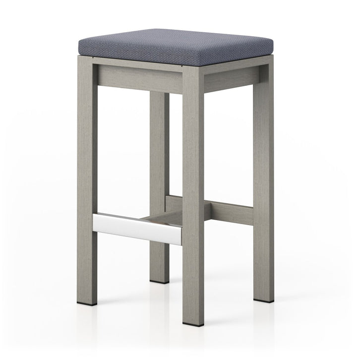 Pacific Bar & Counter Stool, Weathered Grey