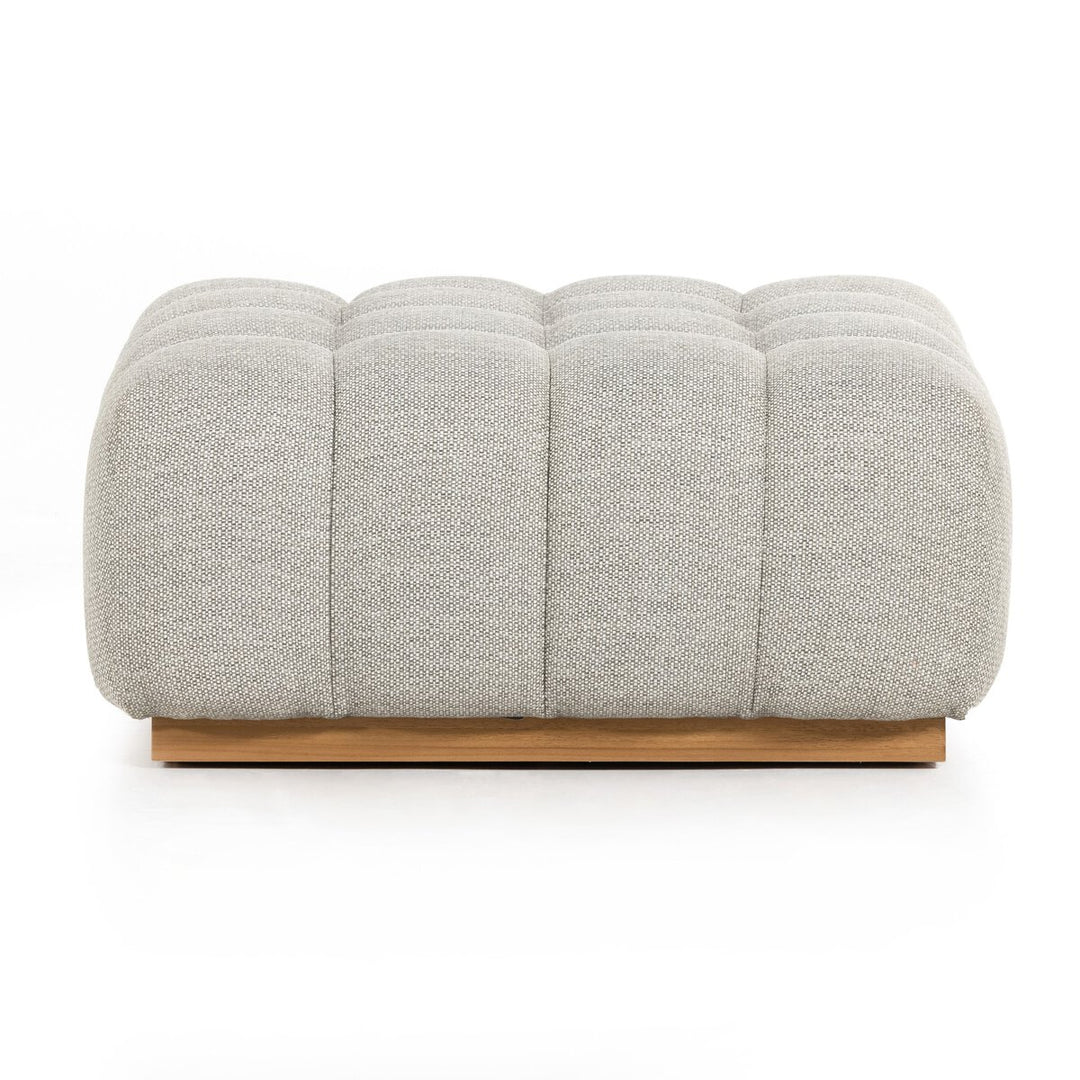 Build Your Own: Milan Outdoor Sectional - Ottoman - Faye Ash