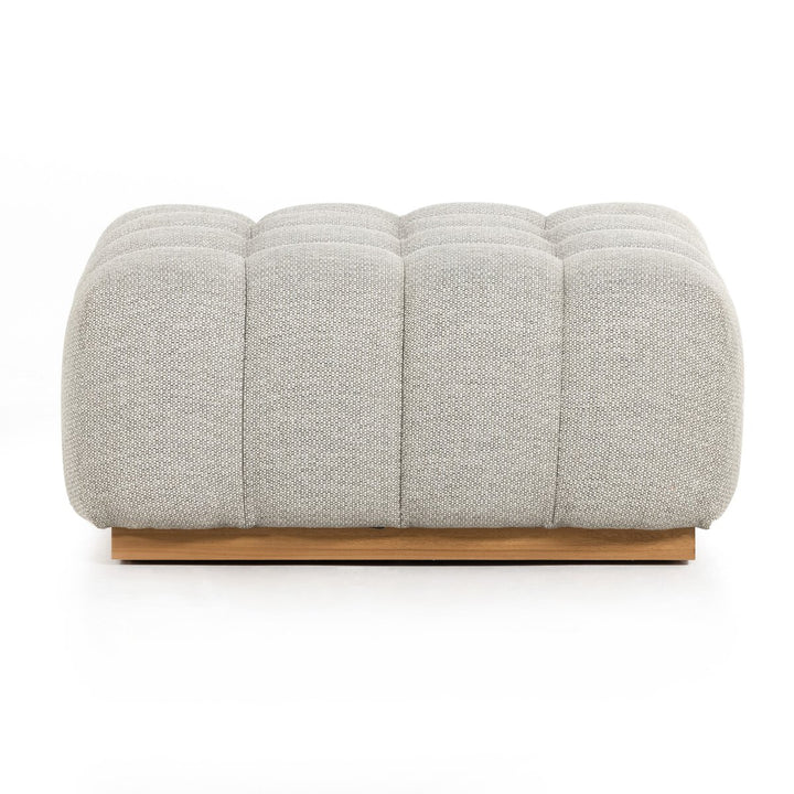 Build Your Own: Milan Outdoor Sectional - Ottoman - Faye Ash