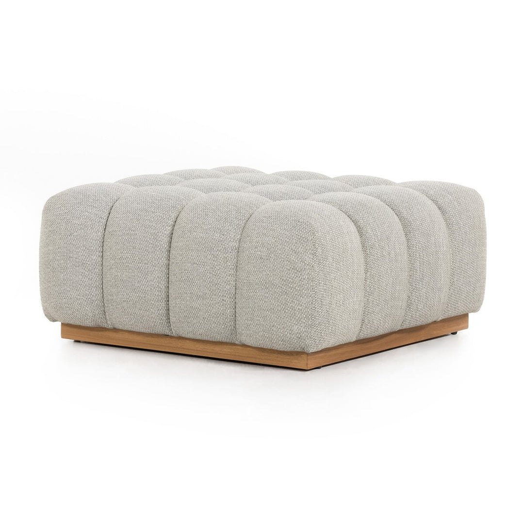 Build Your Own: Milan Outdoor Sectional - Ottoman - Faye Ash