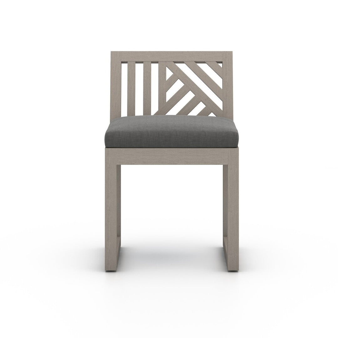 Hampton Outdoor Dining Chair, Weathered Grey