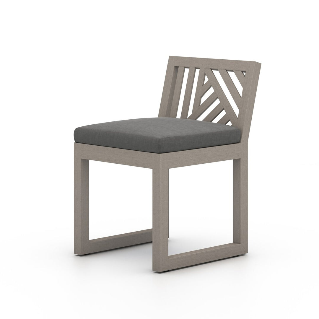 Hampton Outdoor Dining Chair, Weathered Grey