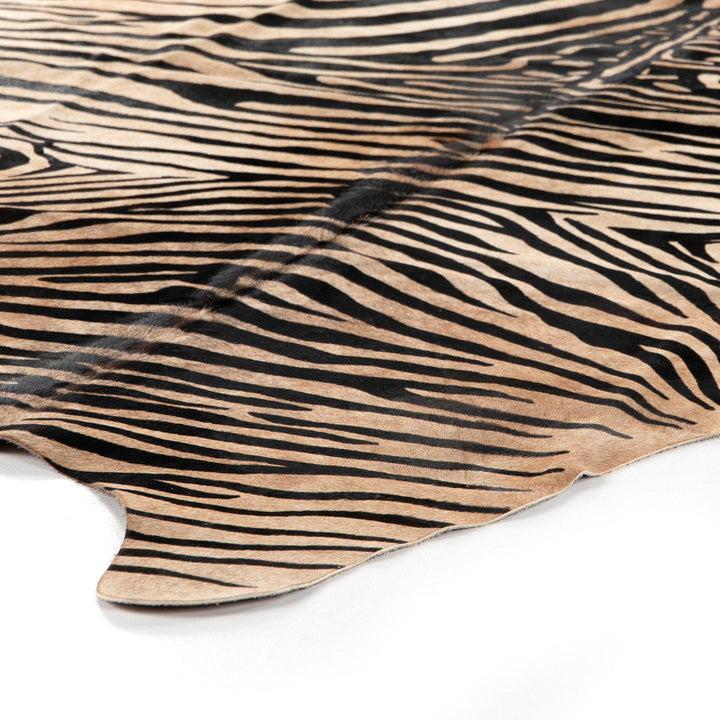 Striped Hide Rug - Zebra Hair on Hide