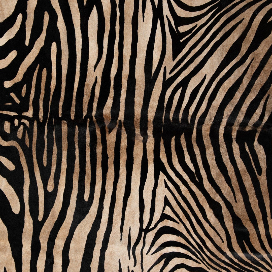 Striped Hide Rug - Zebra Hair on Hide