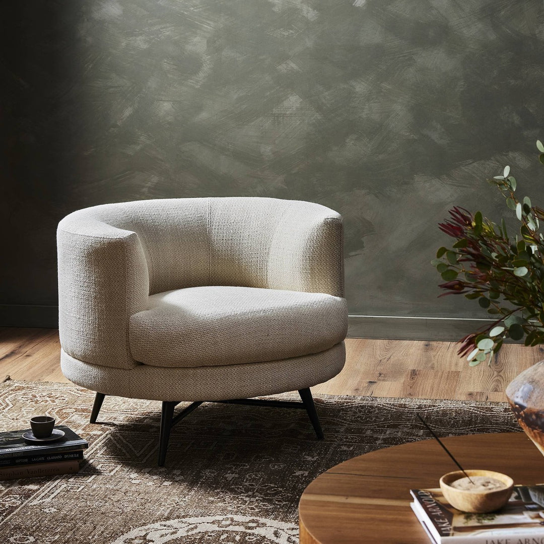 Camilla Swivel Chair - Irving Taupe