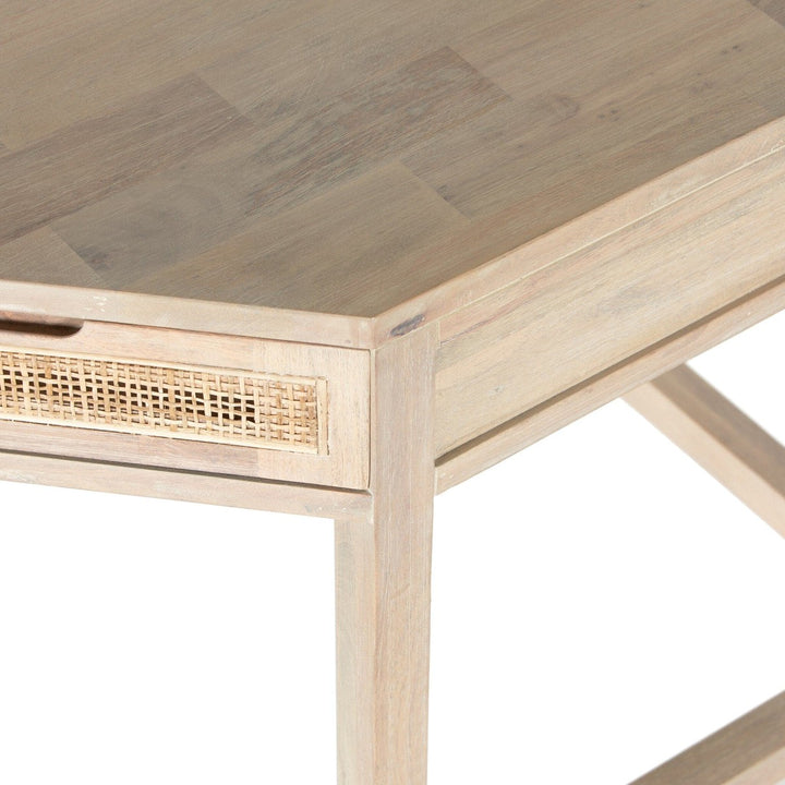 Clara Modular Corner Desk - Natural Cane