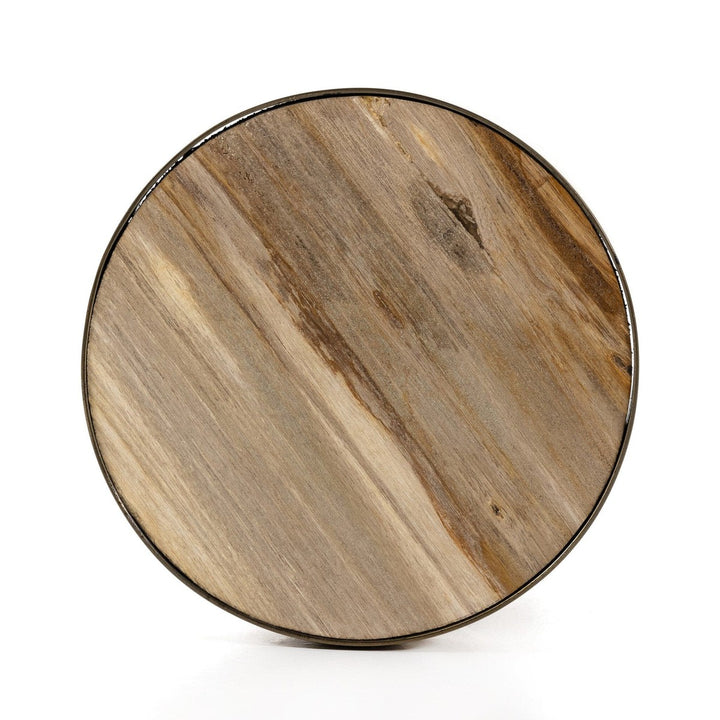 Gavin End Table - Light Petrified Wood