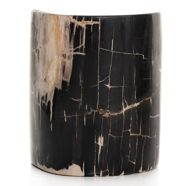 Kai End Table - Dark Petrified Wood