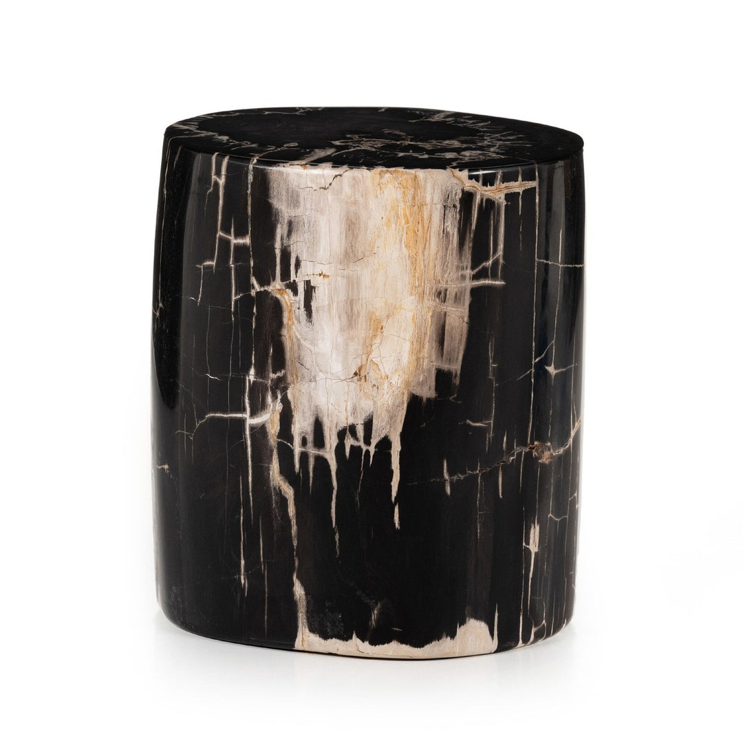 Kai End Table - Dark Petrified Wood