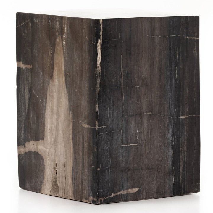 Beck End Table - Dark Petrified Wood