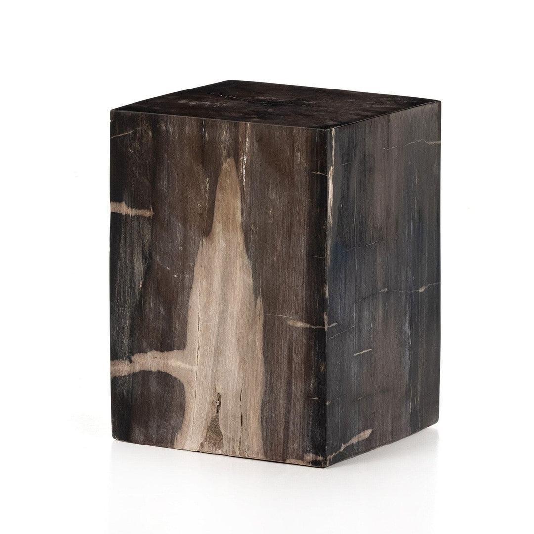 Beck End Table - Dark Petrified Wood