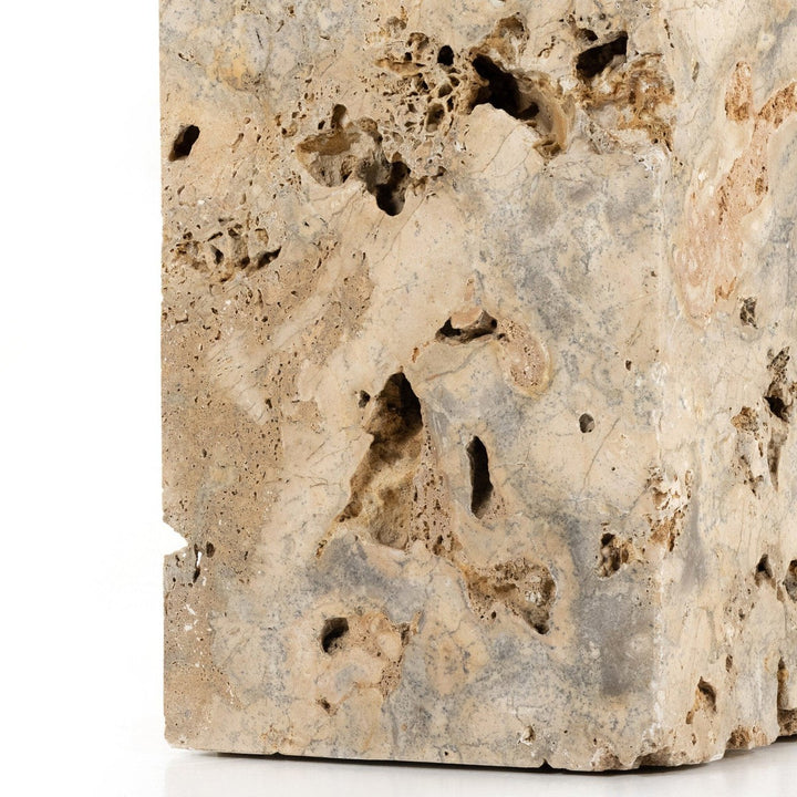 Felton End Table - Romano Fosse Travertine