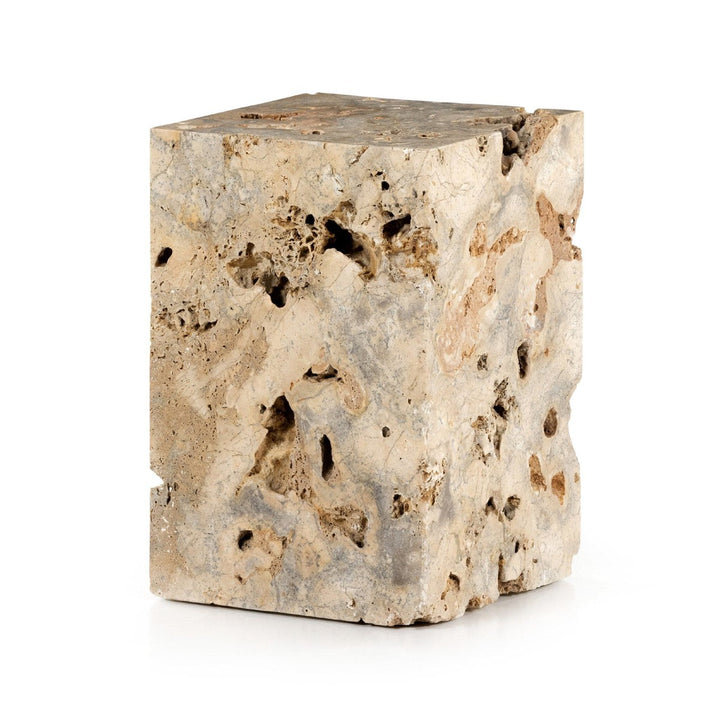 Felton End Table - Romano Fosse Travertine