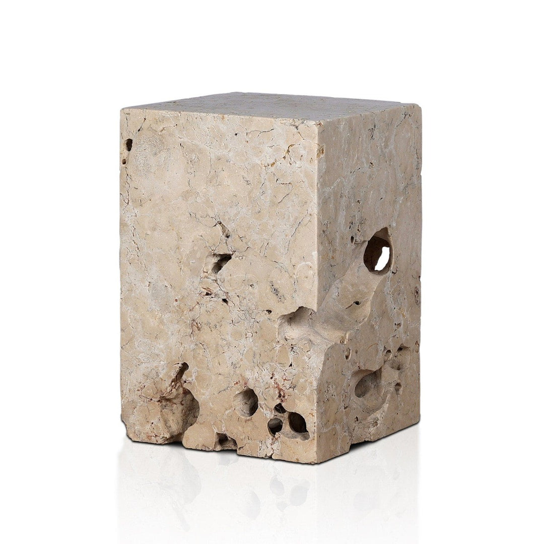 Felton End Table - Romano Fosse Travertine