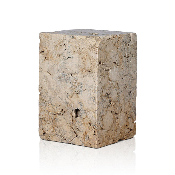 Felton End Table - Romano Fosse Travertine