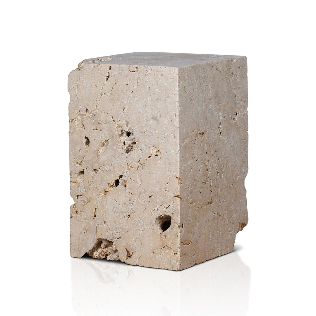 Felton End Table - Romano Fosse Travertine