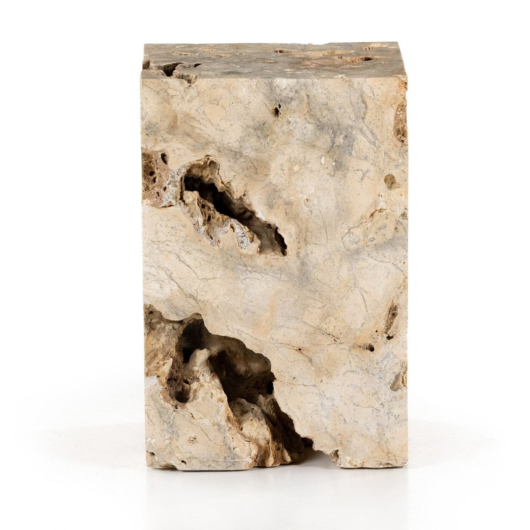 Felton End Table - Romano Fosse Travertine