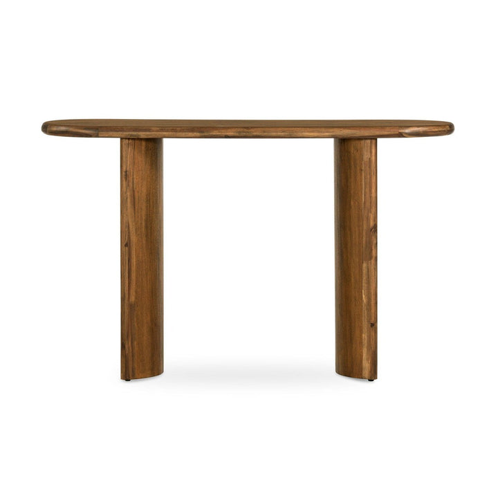 Payton Console Table - Seasoned Brown Acacia Solid