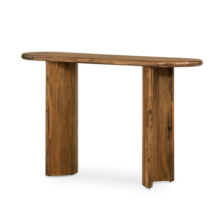 Payton Console Table - Seasoned Brown Acacia Solid