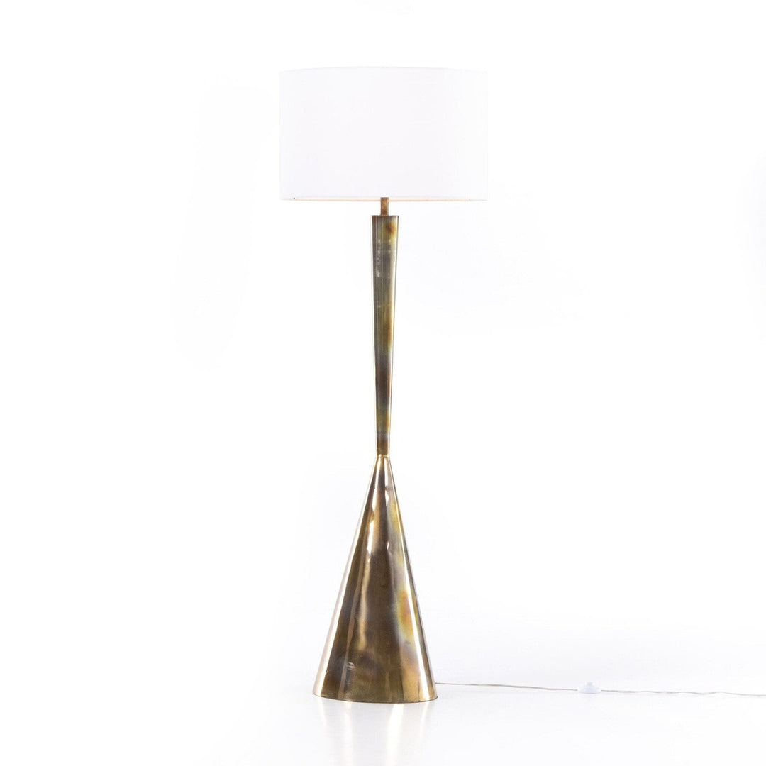 Clarence Floor Lamp - Burnt Brass