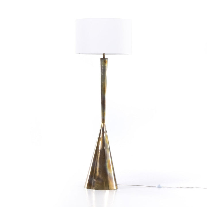 Clarence Floor Lamp - Burnt Brass