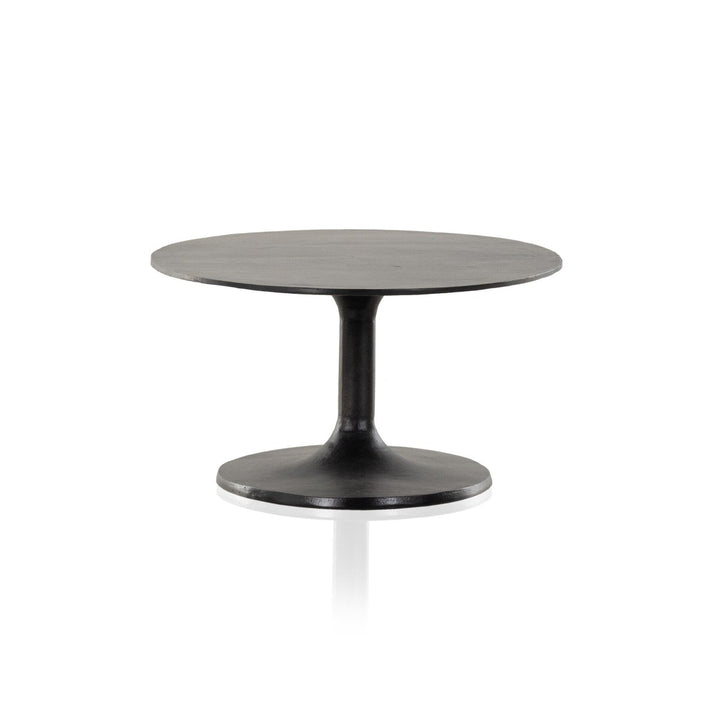 Sienna Oval Coffee Table - Raw Black